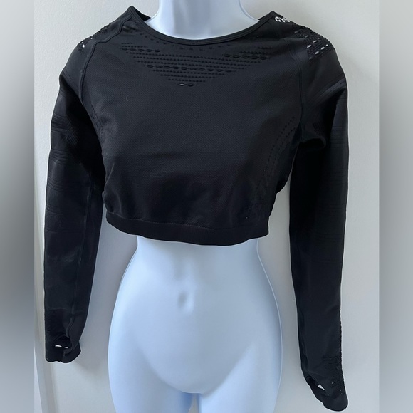 Gymshark/ Glow long sleeve seamless crop  top/ Size US XS/S (see measurement) - Picture 5 of 13